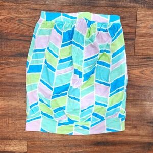 SO Junior's Strapless Geometric Multi-Color Lightweight Casual Tube Top Small S